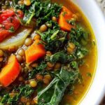 Lentil and Kale Detox Soup with Lemon
