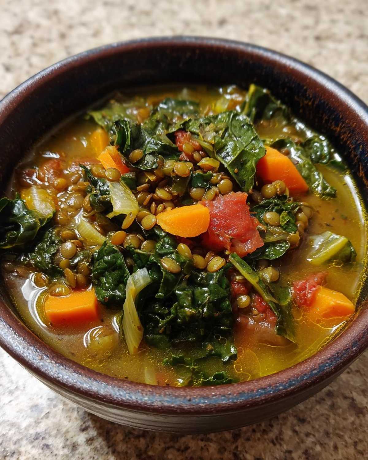 Lentil and Kale Detox Soup with Lemon - detail 4