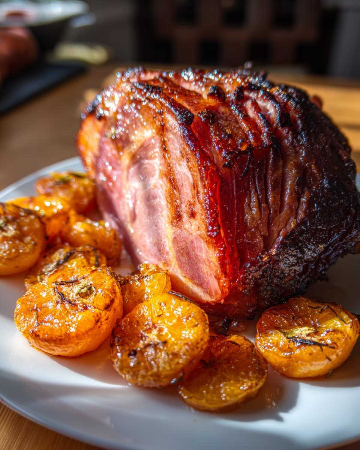 Maple Glazed Ham with Roasted Clementines - detail 4