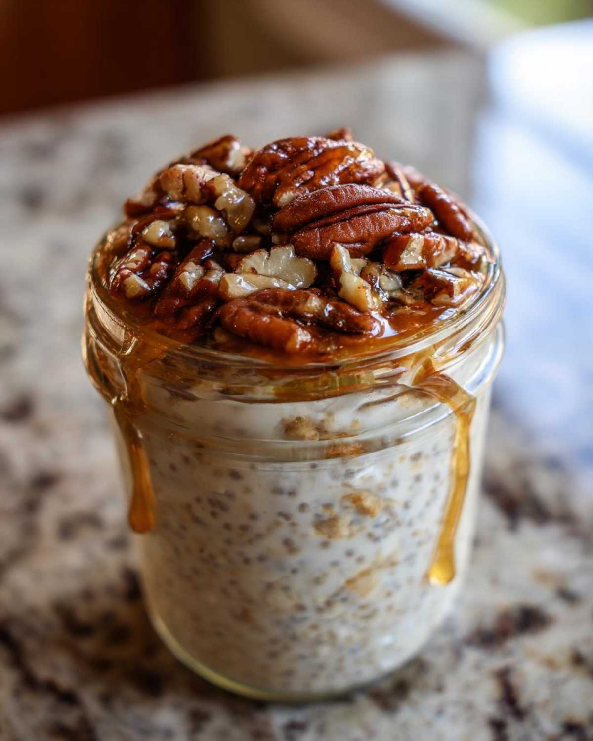 Maple Pecan Overnight Oats - detail 1