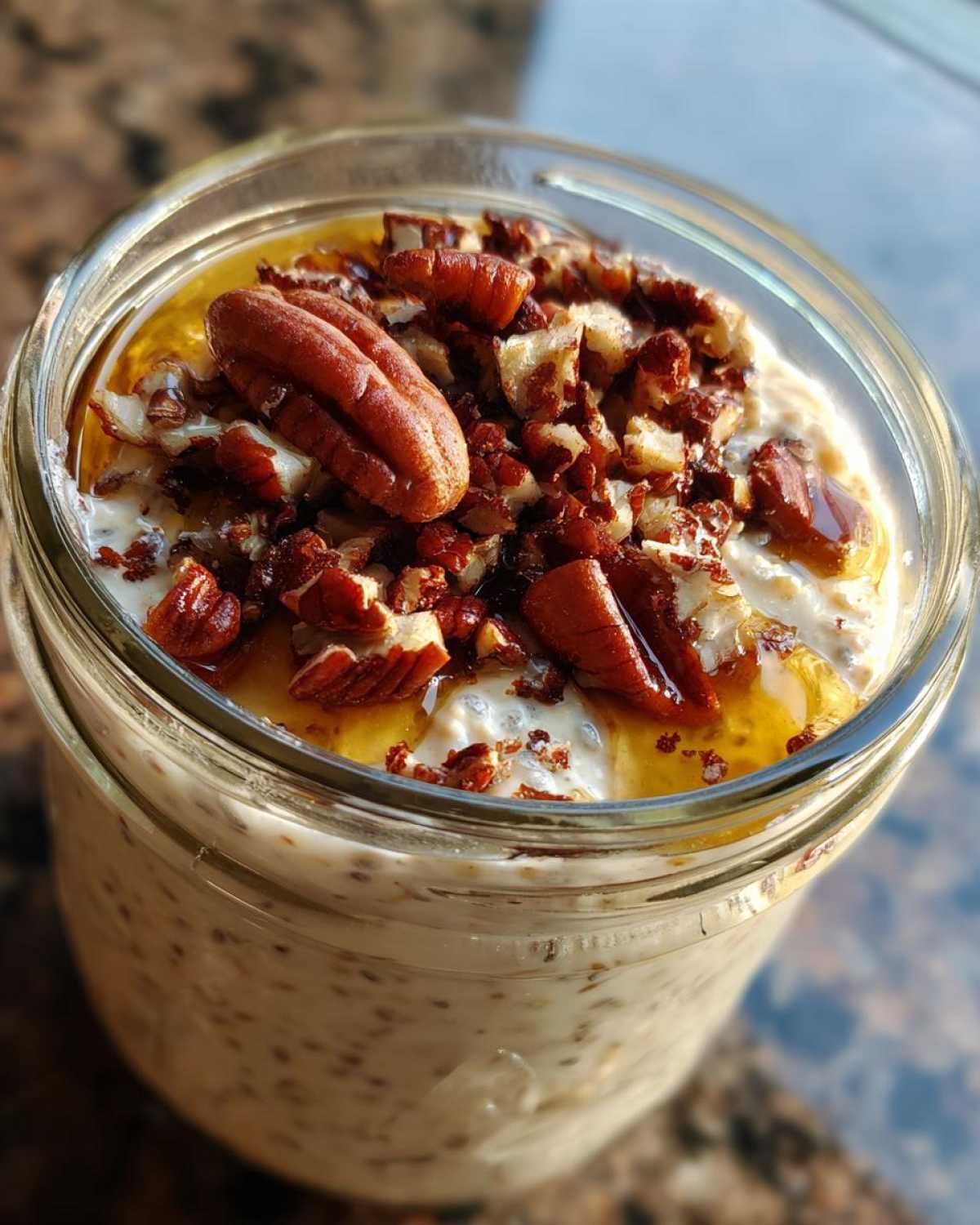 Maple Pecan Overnight Oats - detail 2