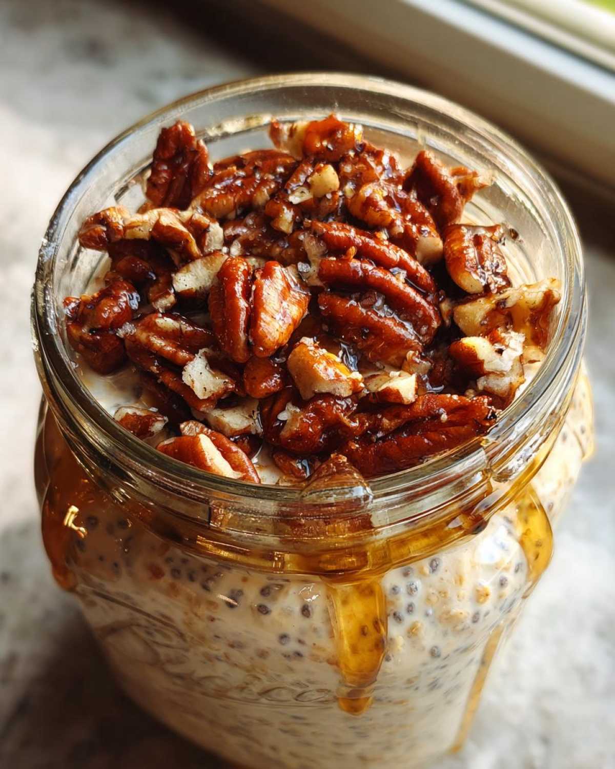 Maple Pecan Overnight Oats - detail 3