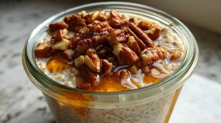 Maple Pecan Overnight Oats