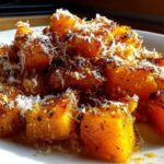 Maple Roasted Butternut Squash with Parmesan