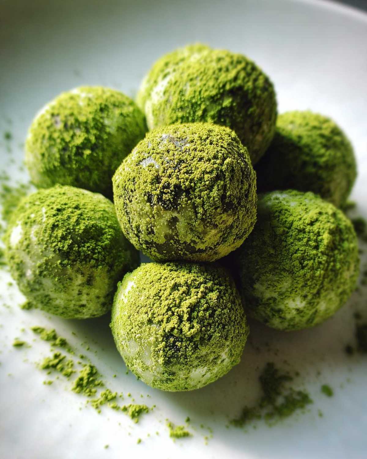Matcha White Chocolate Truffles - detail 2