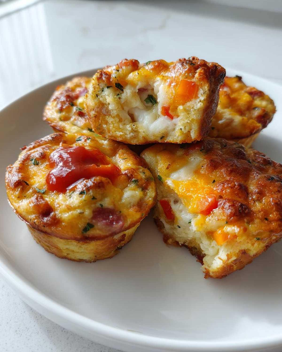 Mini Breakfast Pizza Muffins - detail 1