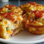 Mini Breakfast Pizza Muffins