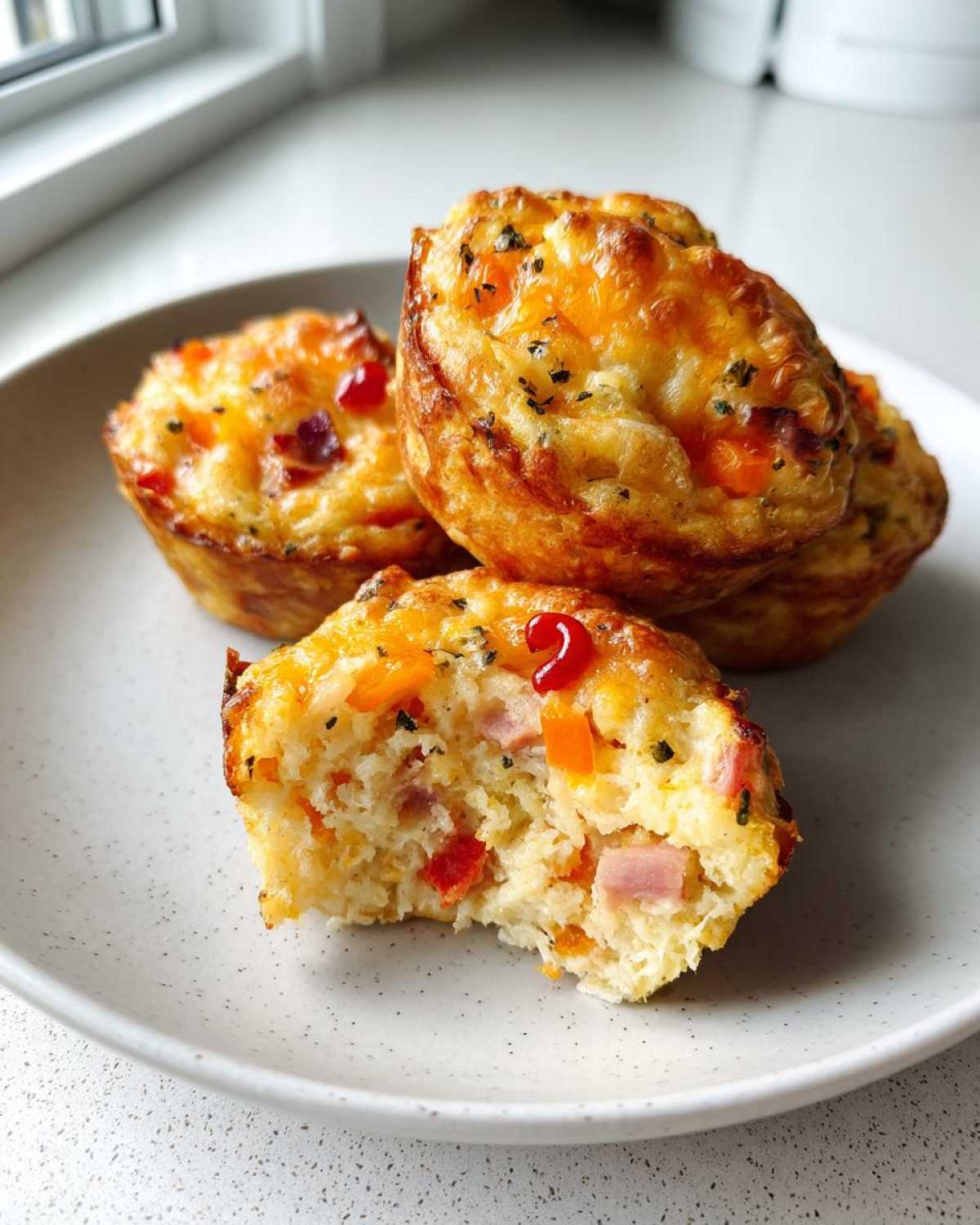 Mini Breakfast Pizza Muffins - detail 3
