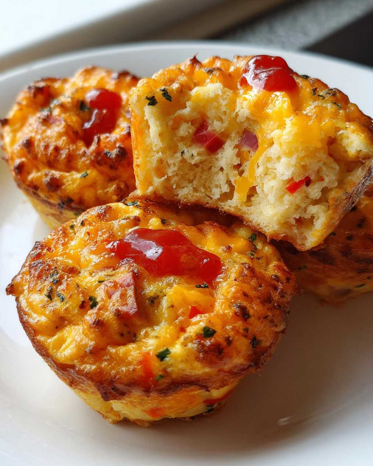 Mini Breakfast Pizza Muffins - detail 4