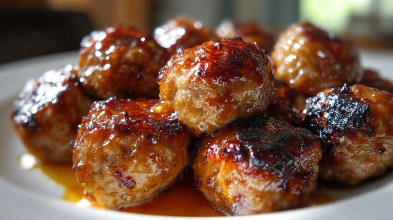 Mini Maple Dijon Meatballs