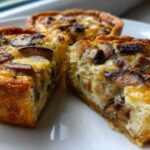 Mini Mushroom and Gruyere Quiches