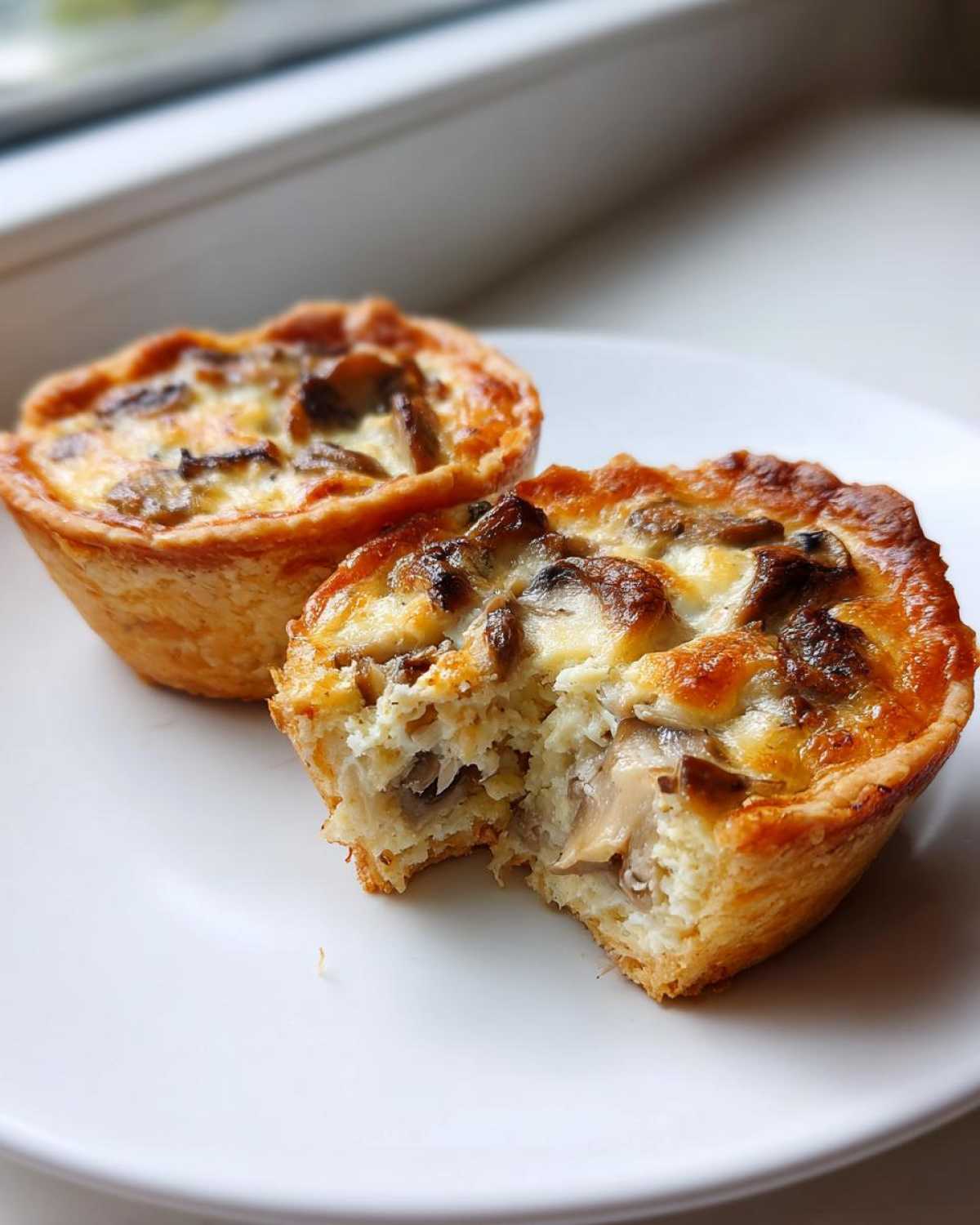 Mini Mushroom and Gruyere Quiches - detail 3
