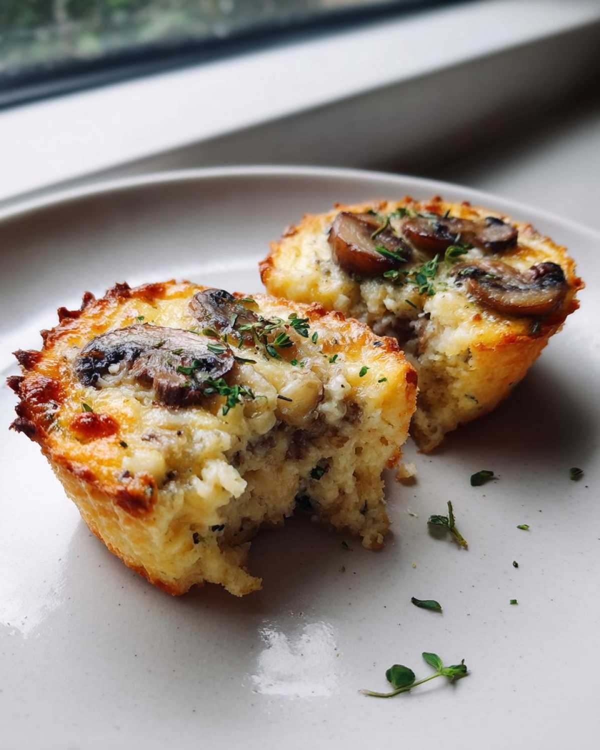 Mini Mushroom and Gruyere Quiches - detail 4