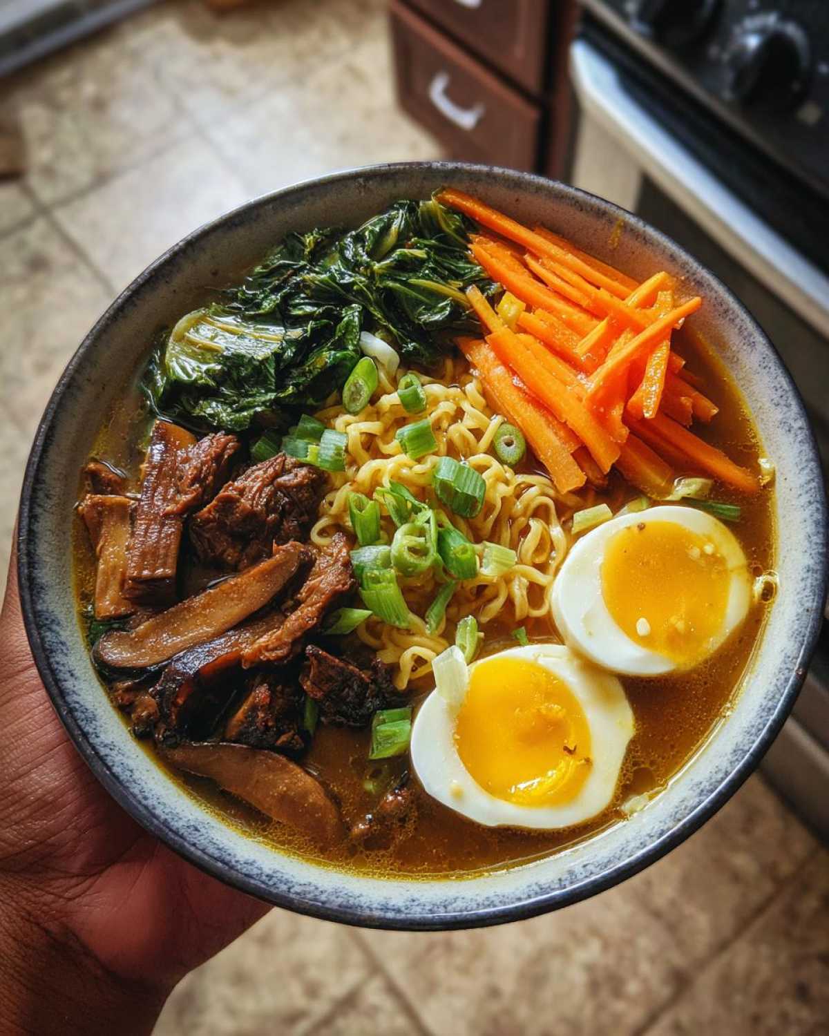 Miso Ramen with Vegetables - detail 1