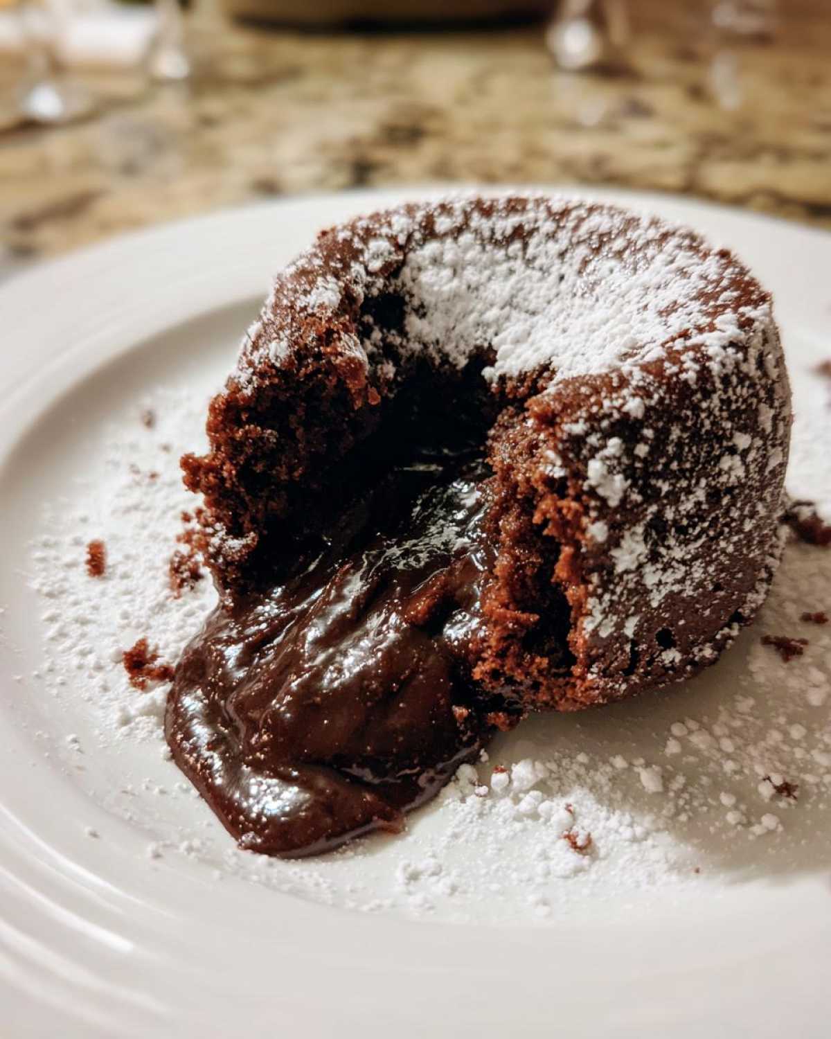 Molten Gingerbread Lava Cakes - detail 1