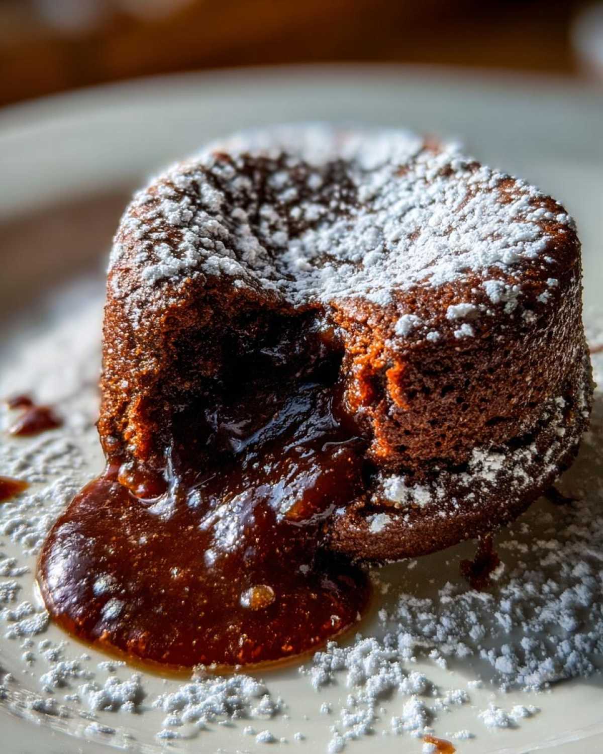 Molten Gingerbread Lava Cakes - detail 3
