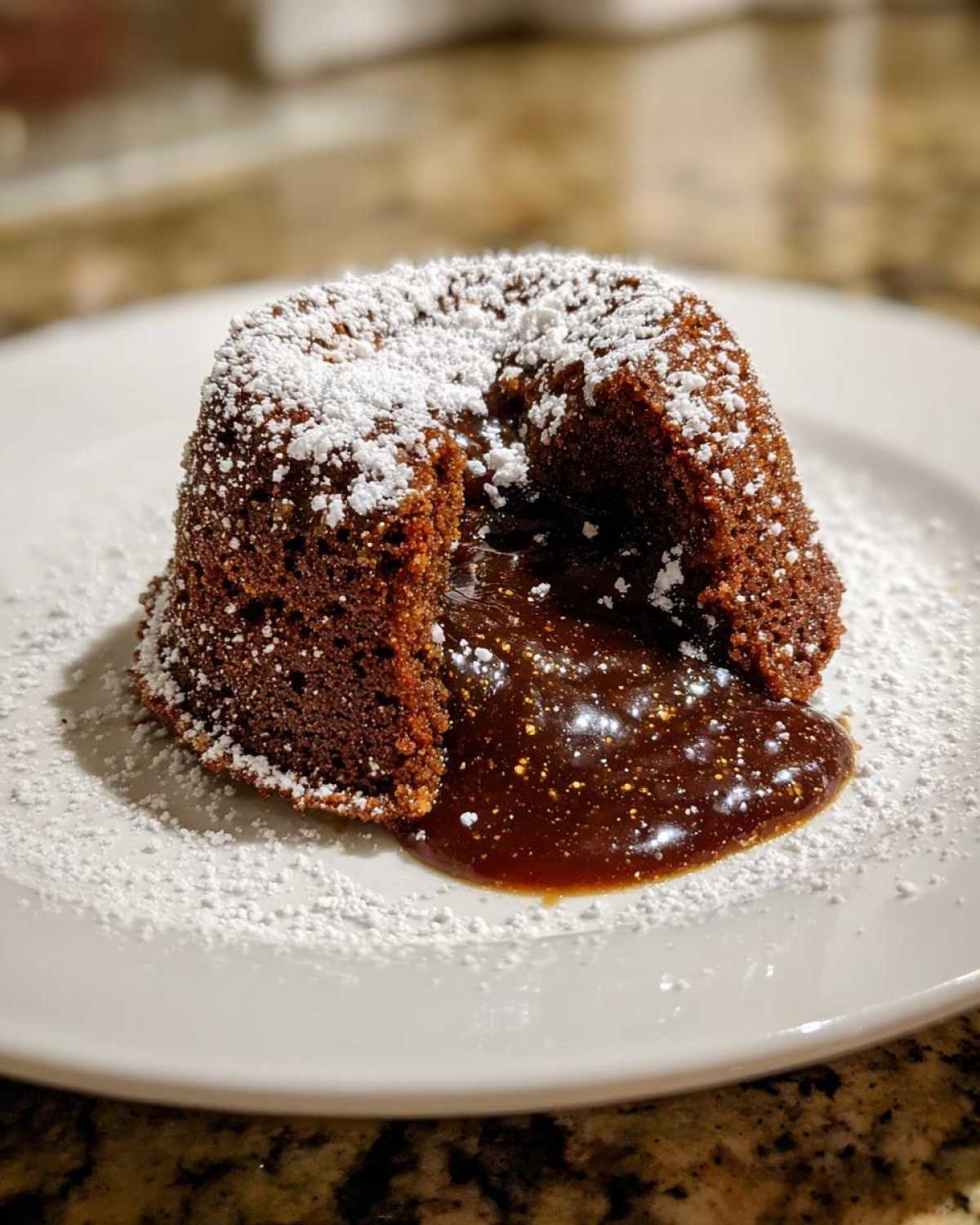 Molten Gingerbread Lava Cakes - detail 4