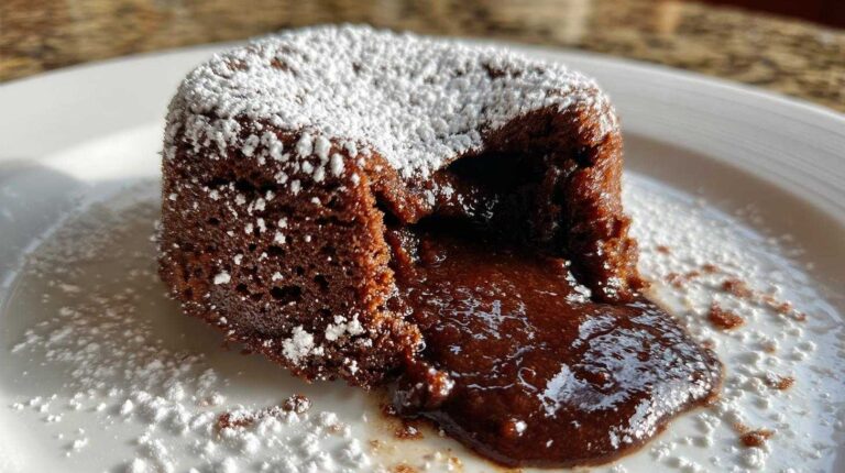 Molten Gingerbread Lava Cakes