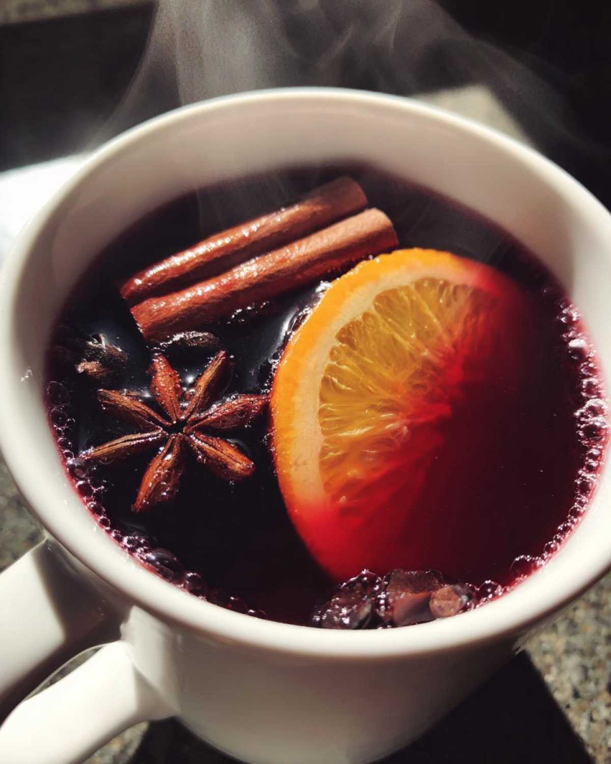 Mulled Cranberry Pomegranate Wine - detail 1