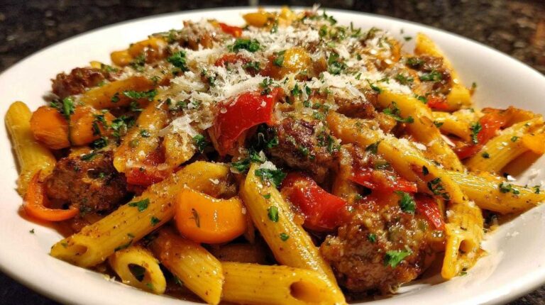 One-Pan Sausage and Peppers Pasta