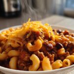 One-Pot Chili Mac with Beef and Beans