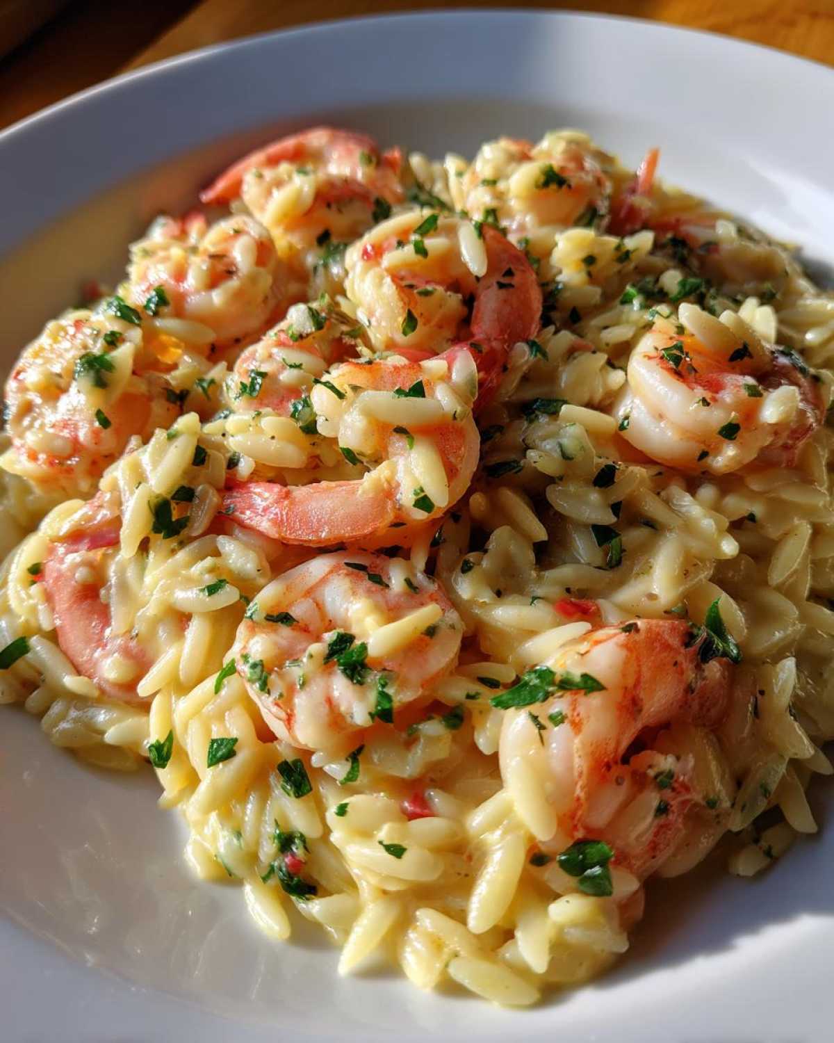 One-Pot Lemon Garlic Shrimp and Orzo - detail 4