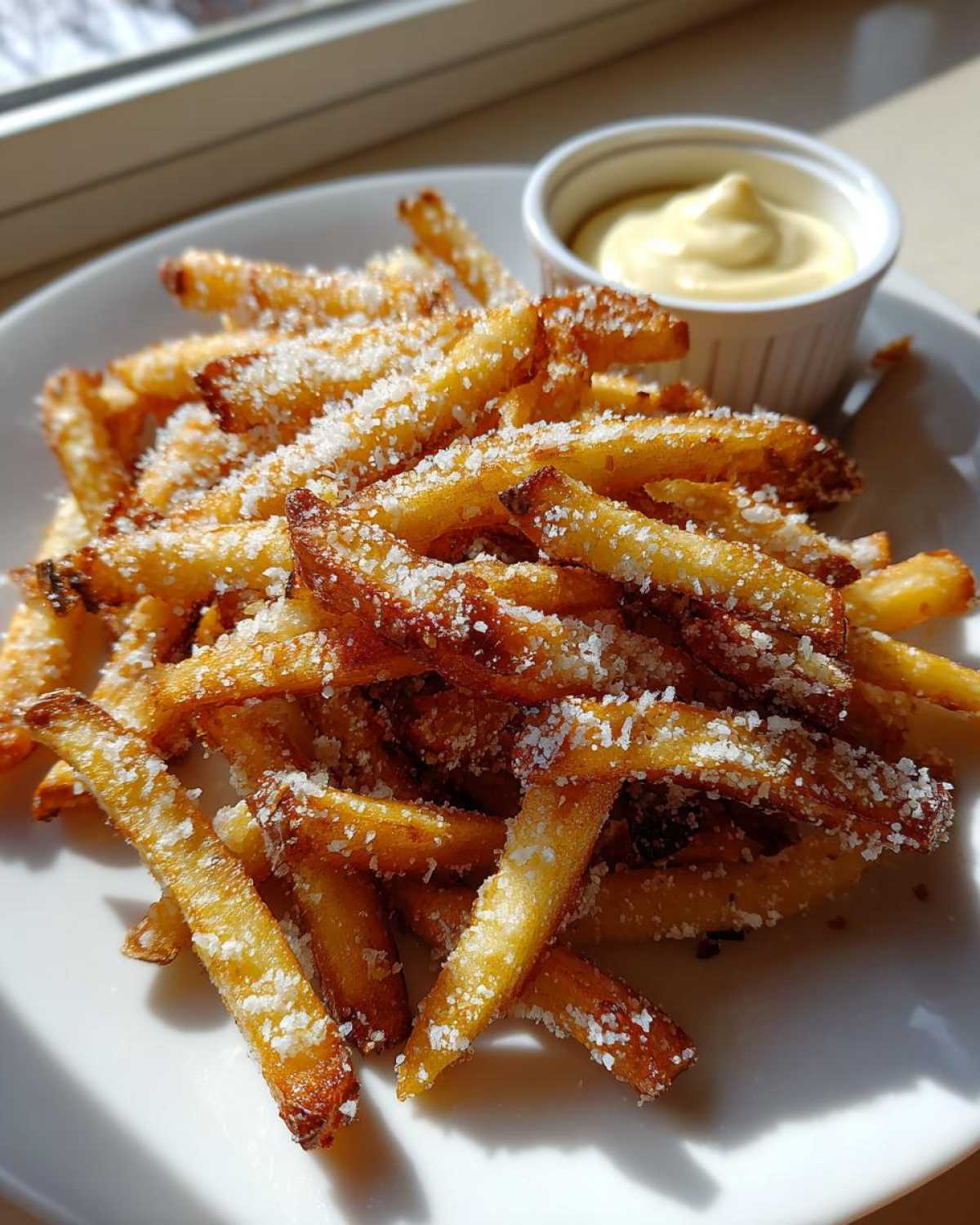 Parmesan Truffle Fries with Garlic Aioli - detail 3
