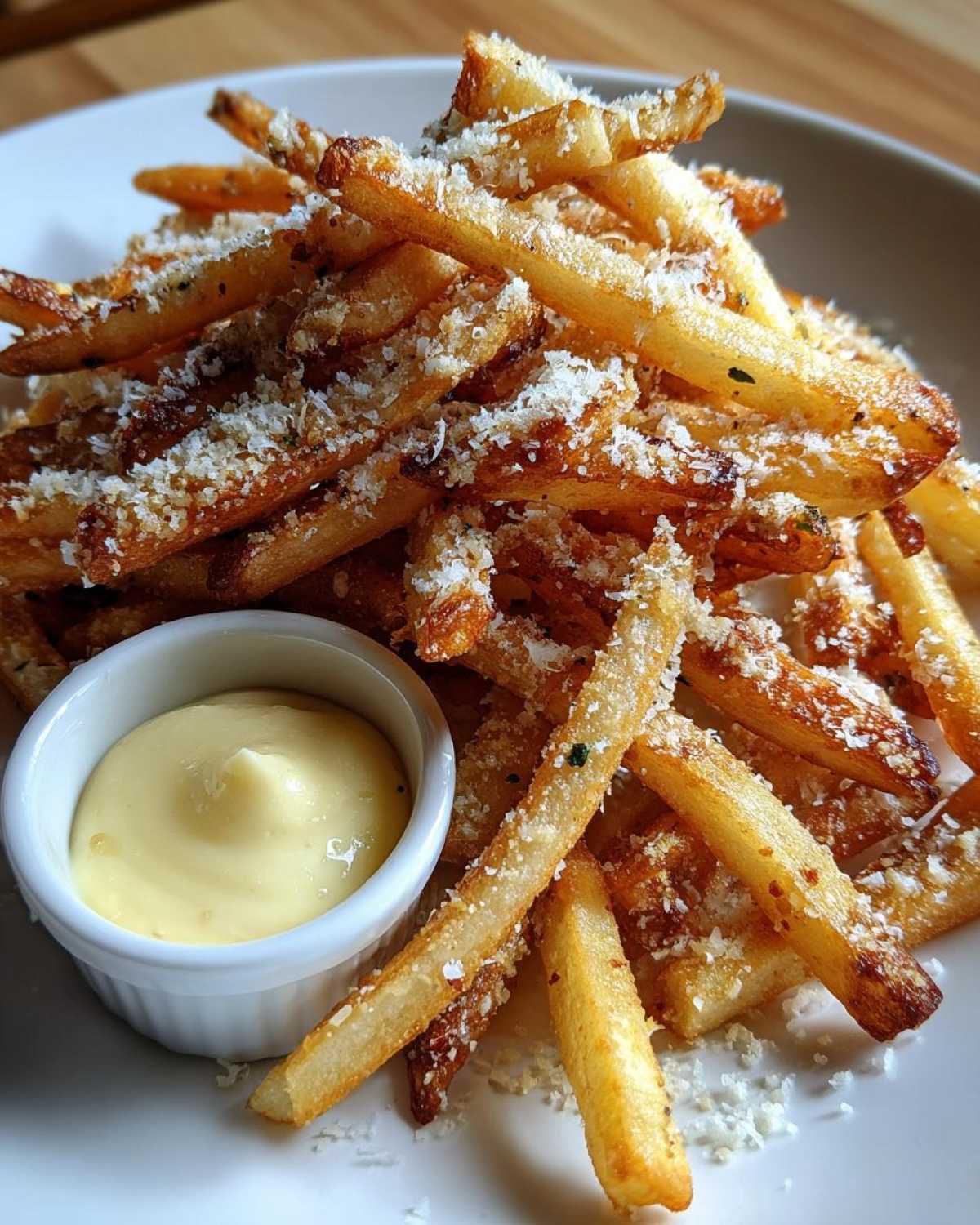 Parmesan Truffle Fries with Garlic Aioli - detail 4