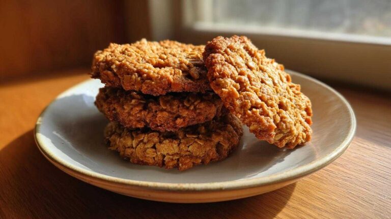 Peanut Butter Banana Oatmeal Cookies
