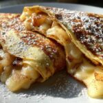 Pear and Brie Stuffed Crepes