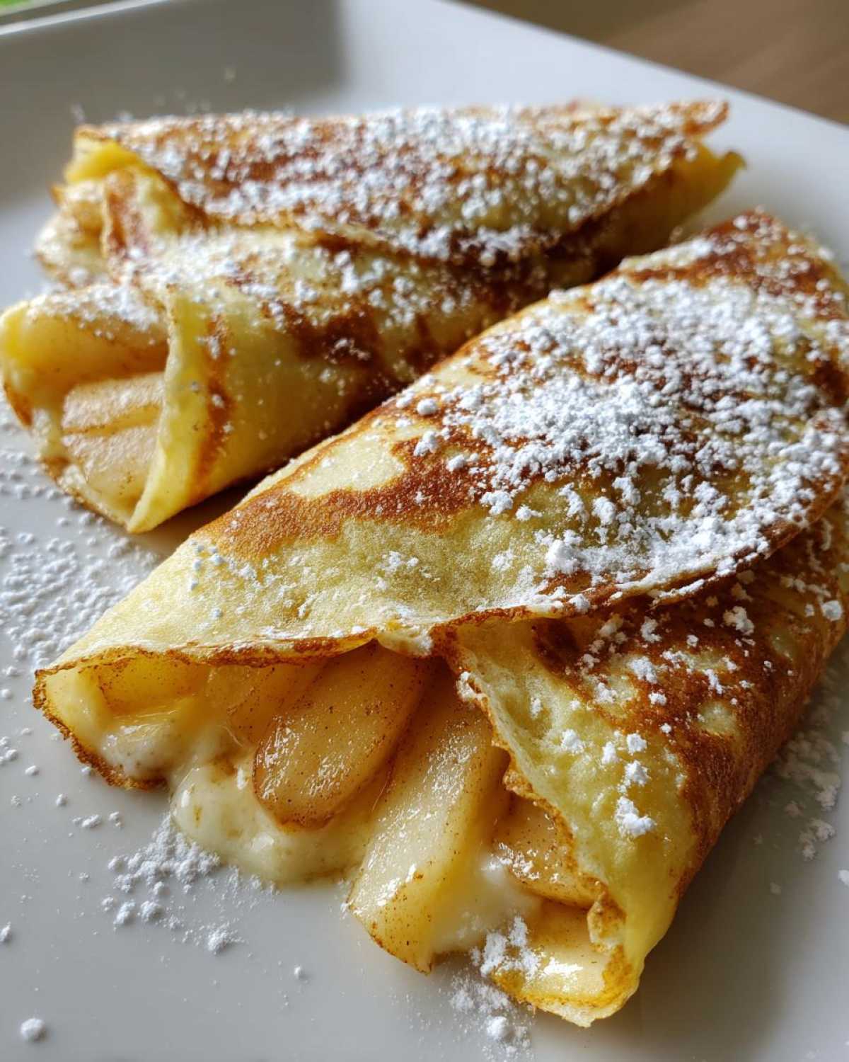Pear and Brie Stuffed Crepes - detail 2
