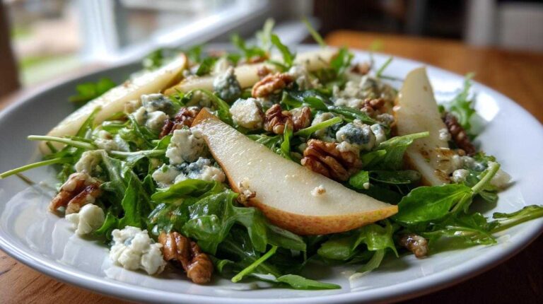 Awesome 4 Pear and Gorgonzola Arugula Salad Pear and Gorgonzola Arugula Salad