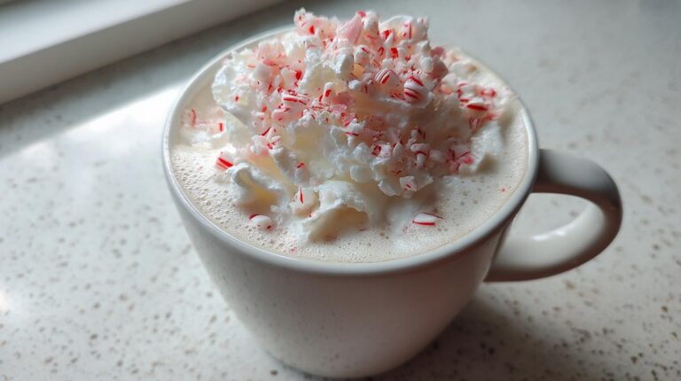 Peppermint White Hot Chocolate