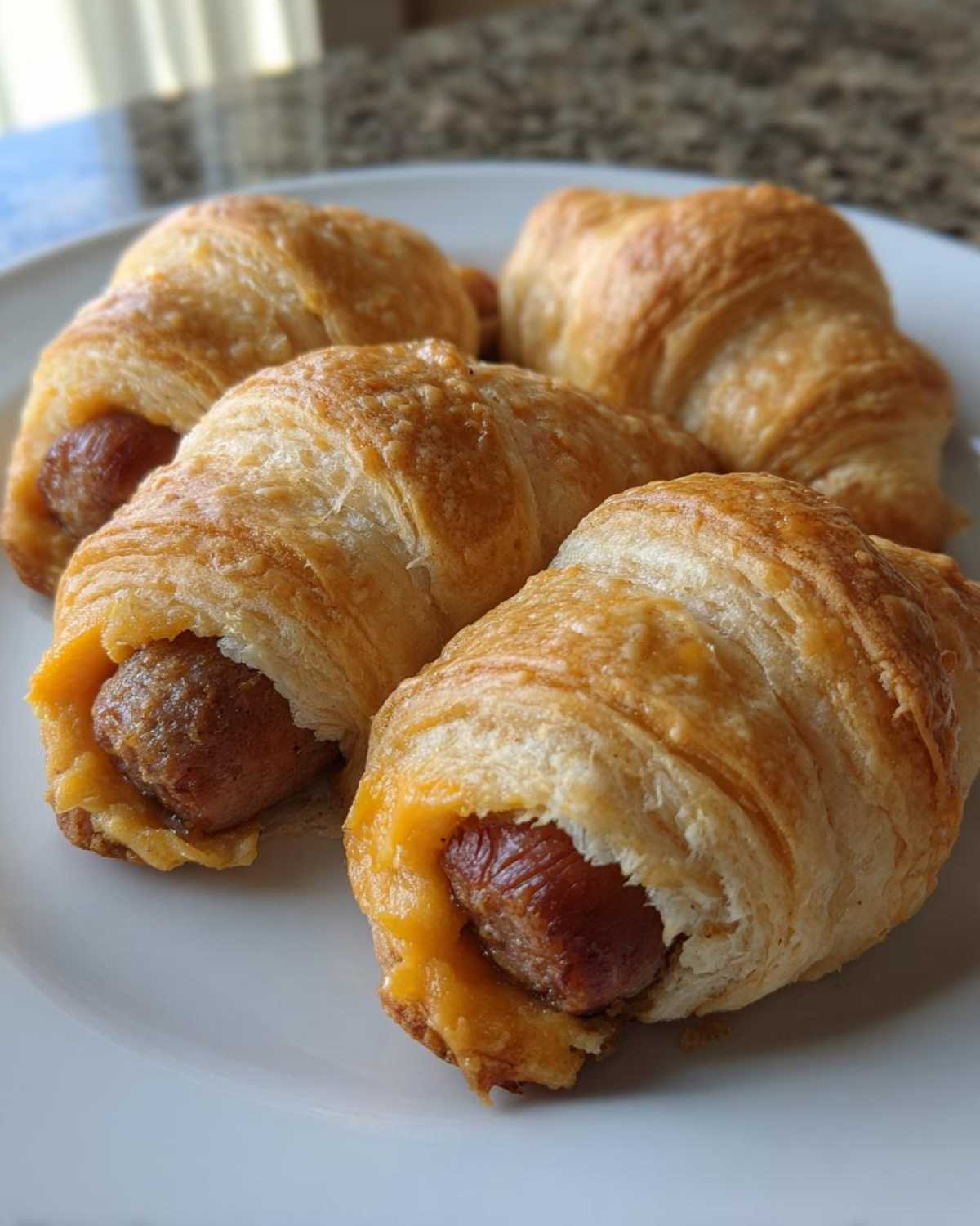 Pigs in a Blanket with Cheddar and Dijon - detail 2