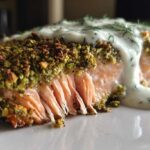 Pistachio-Crusted Salmon with Dill Sauce