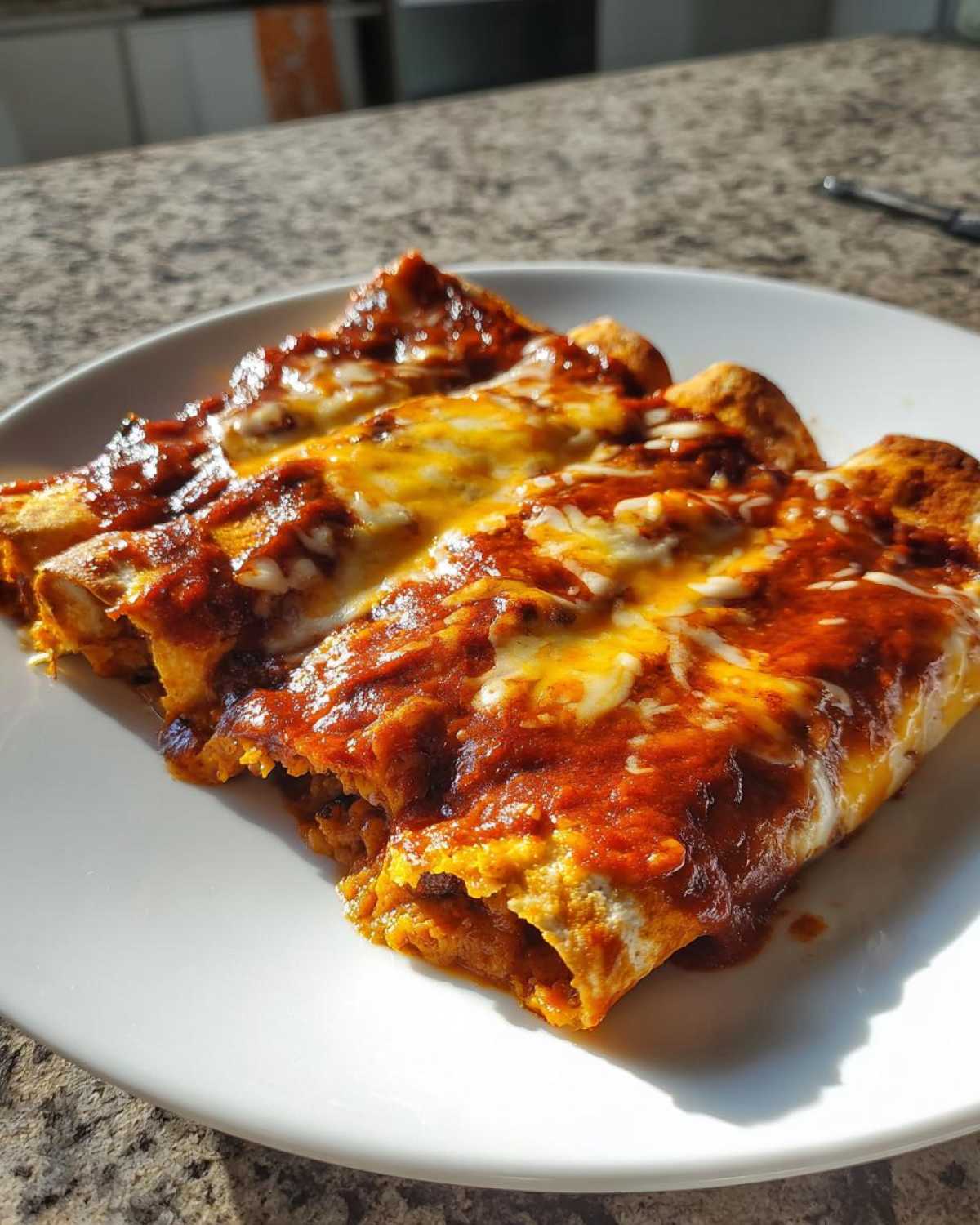 Pumpkin and Black Bean Enchiladas - detail 2