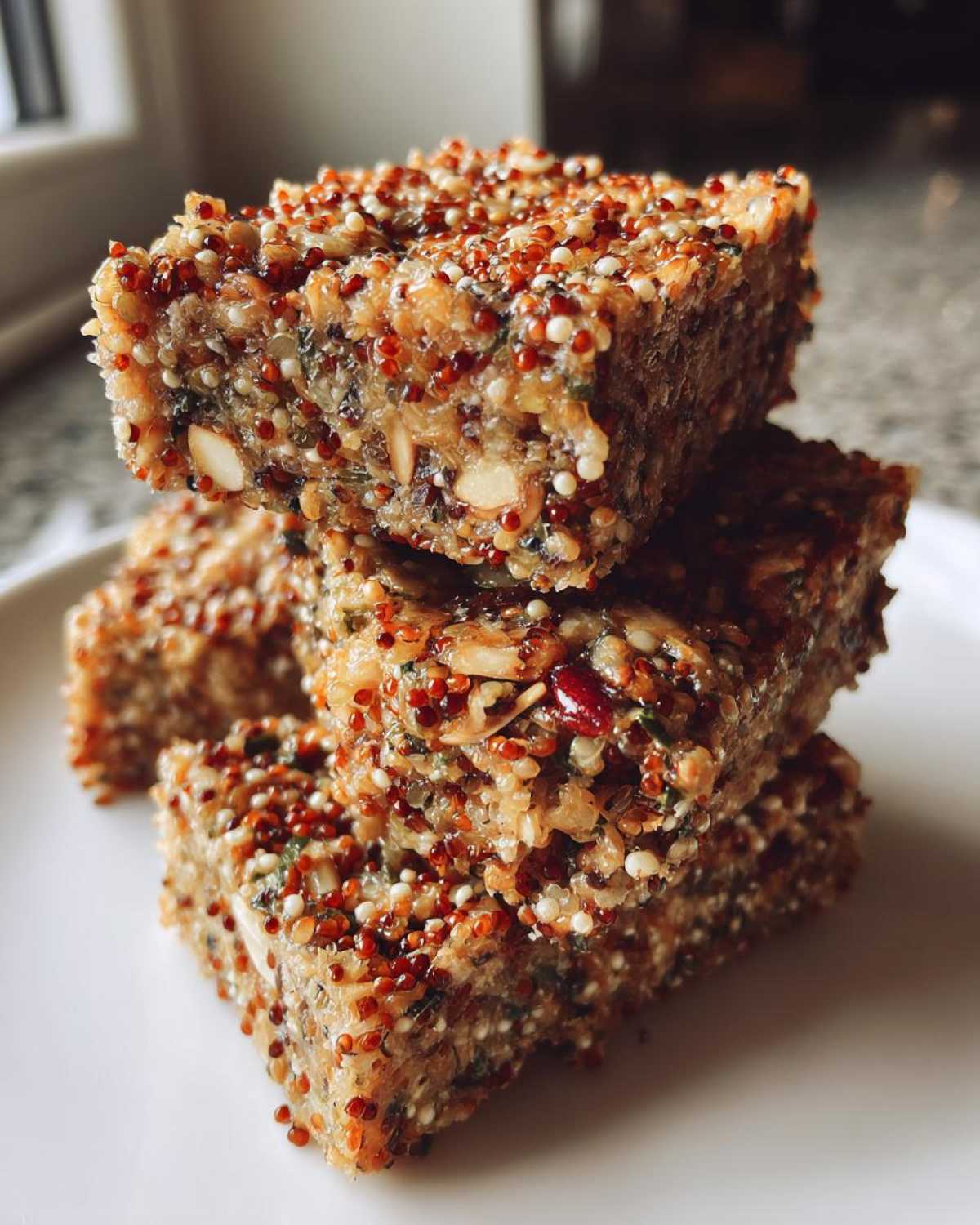 Quinoa Energy Bars with Nuts and Seeds - detail 2