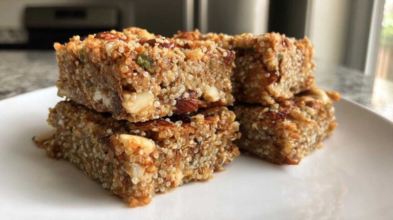 Quinoa Energy Bars with Nuts and Seeds
