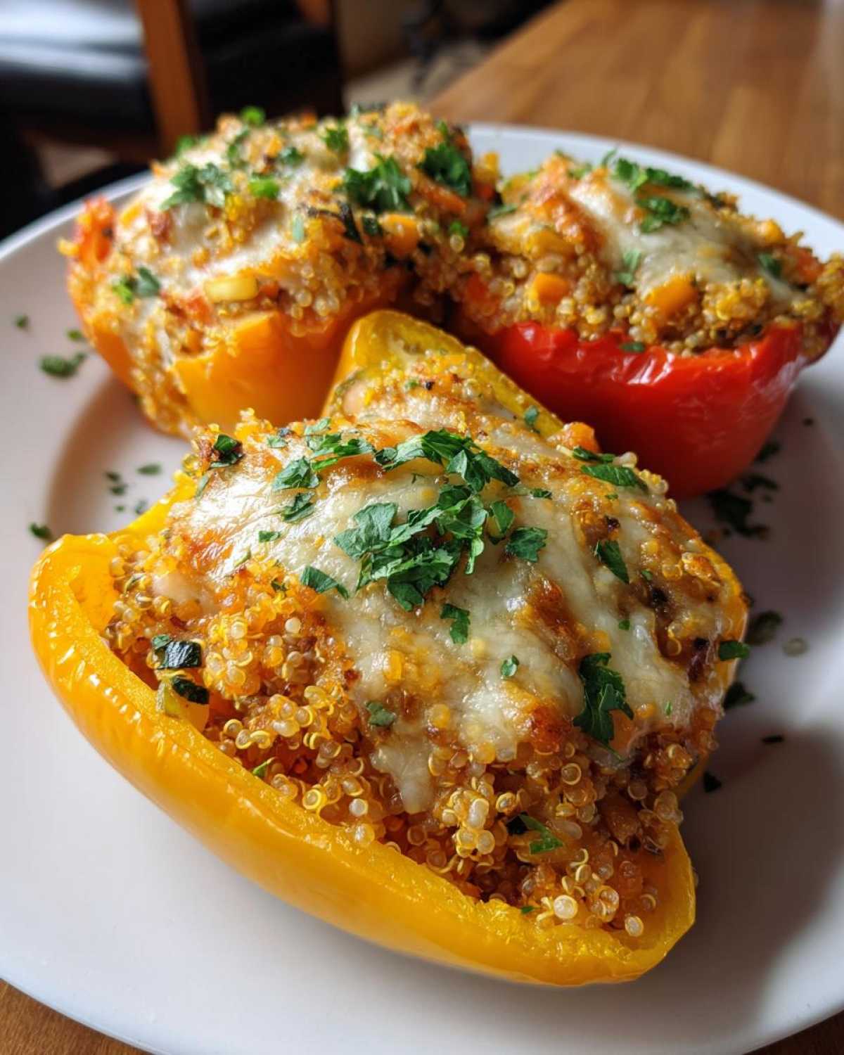 Quinoa and Veggie Stuffed Peppers - detail 1