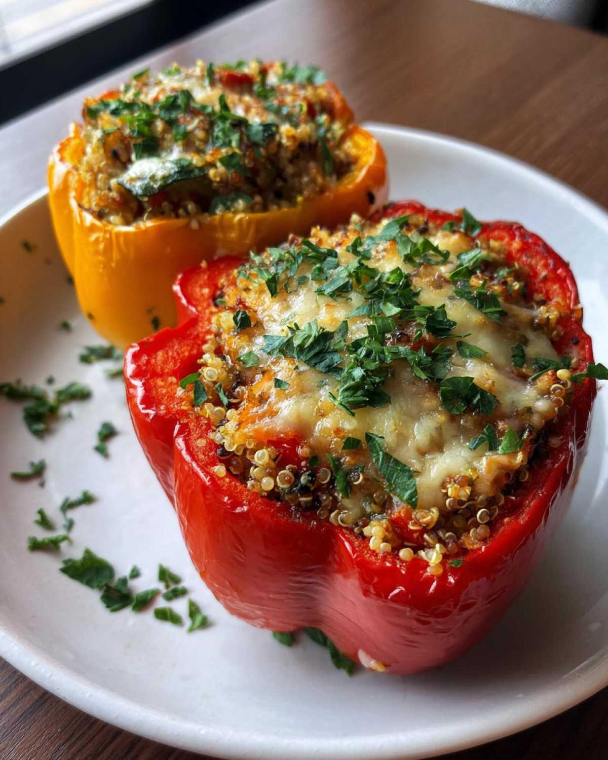 Quinoa and Veggie Stuffed Peppers - detail 2