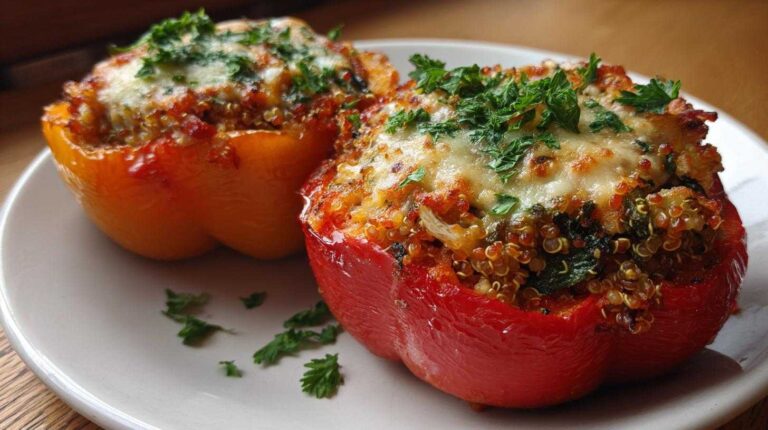 Quinoa and Veggie Stuffed Peppers
