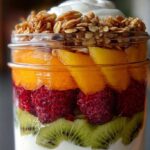 Rainbow Fruit and Yogurt Parfaits