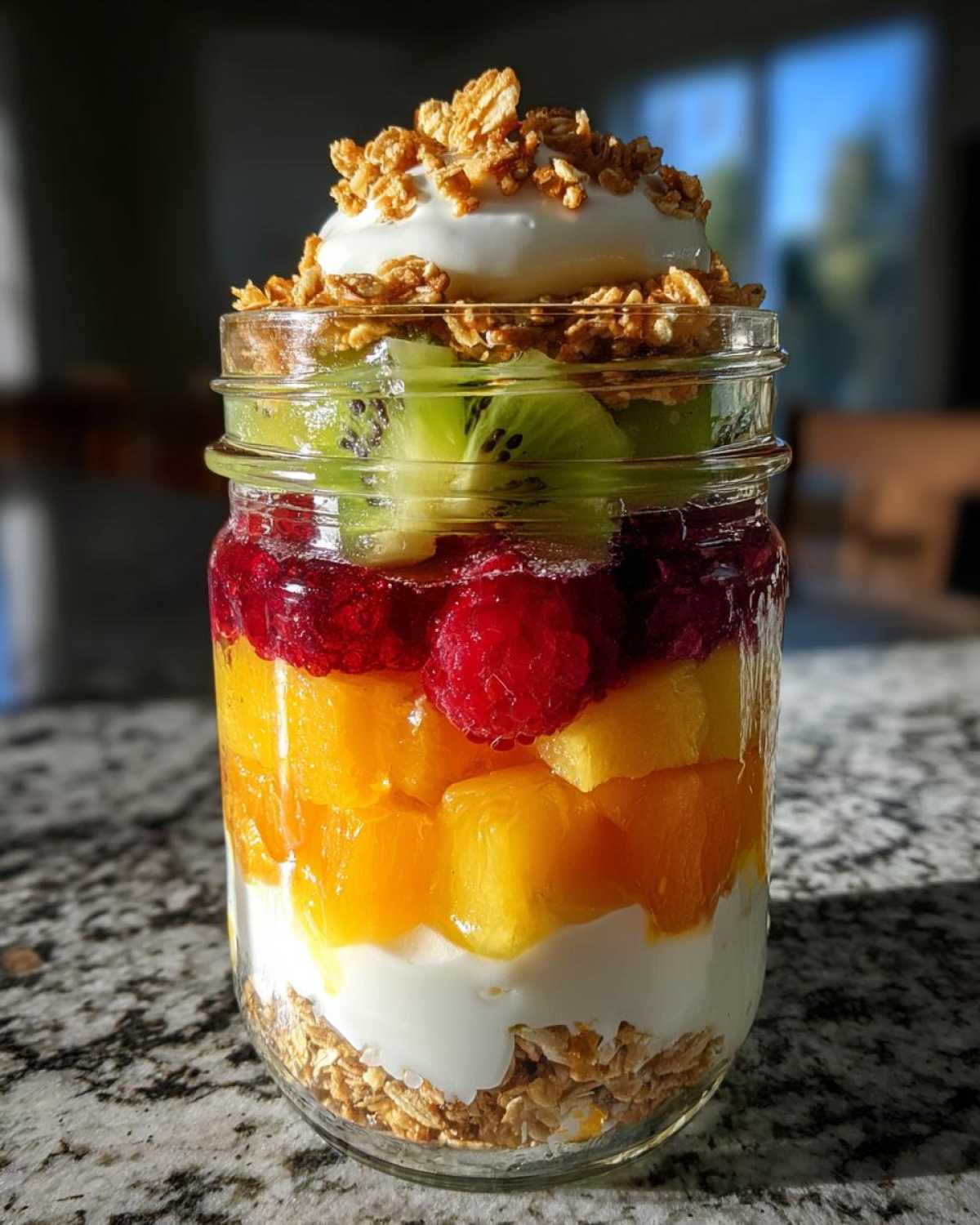 Rainbow Fruit and Yogurt Parfaits - detail 3
