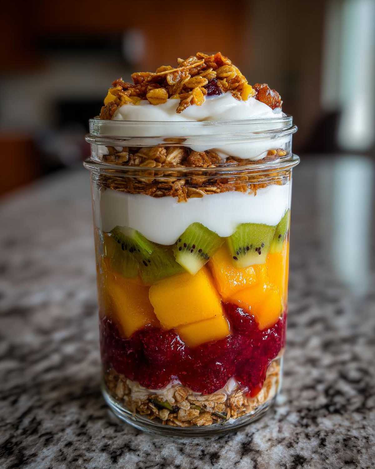 Rainbow Fruit and Yogurt Parfaits - detail 4