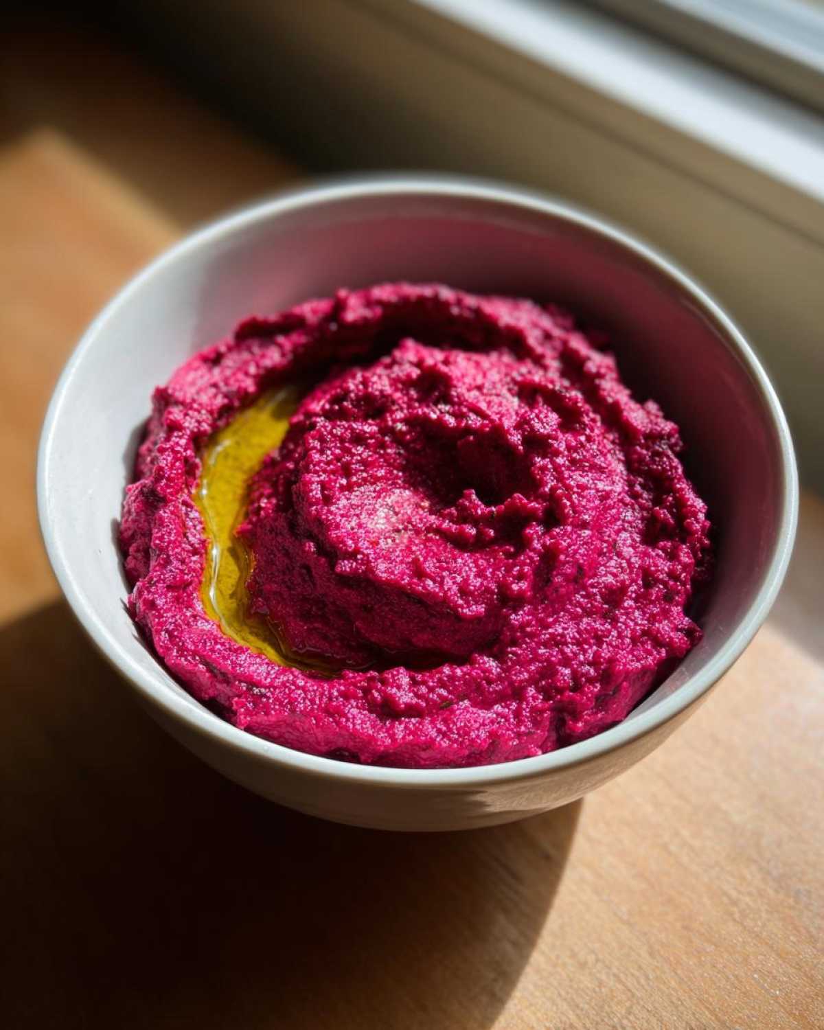 Roasted Beet Hummus with Tahini - detail 1