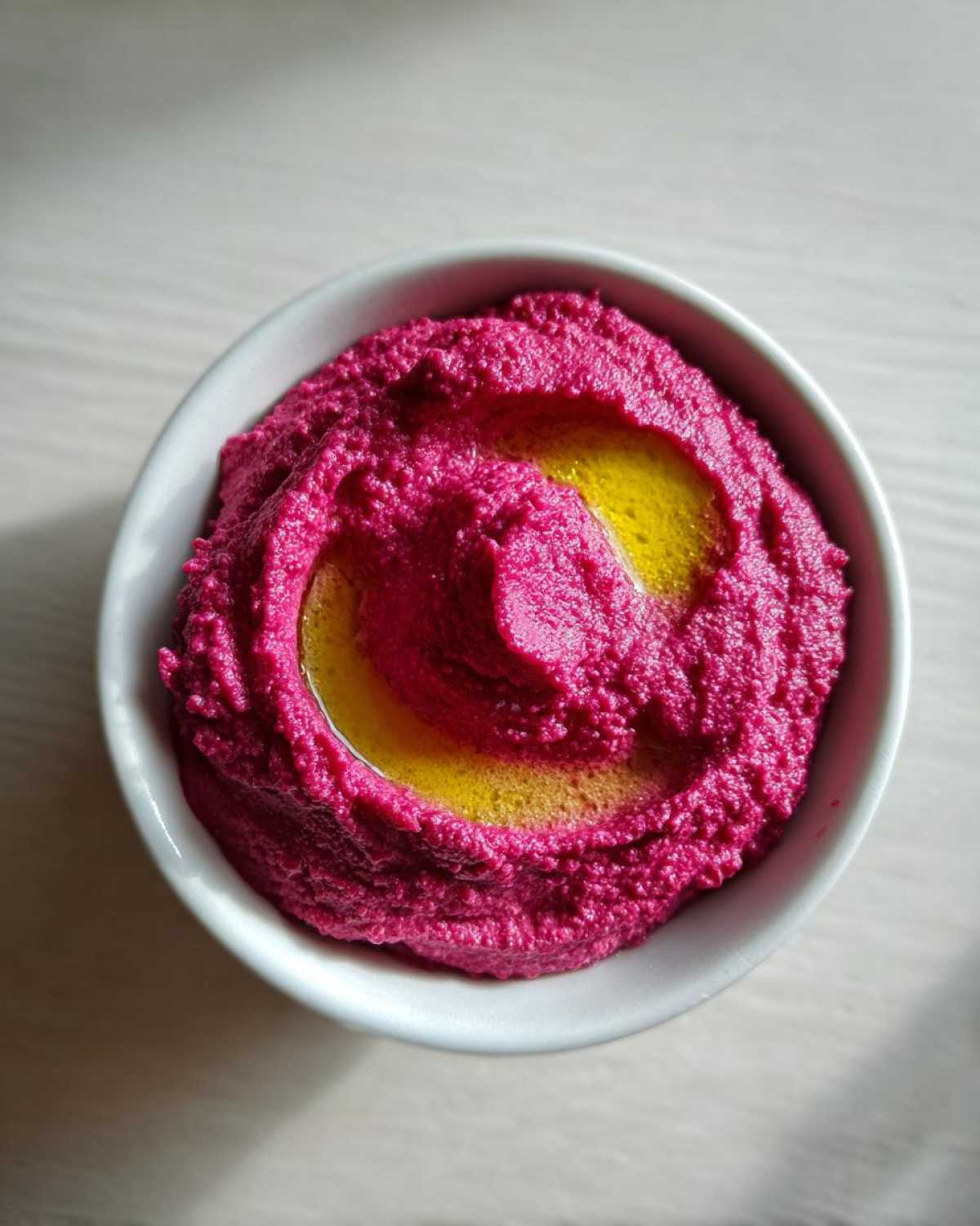 Roasted Beet Hummus with Tahini - detail 2