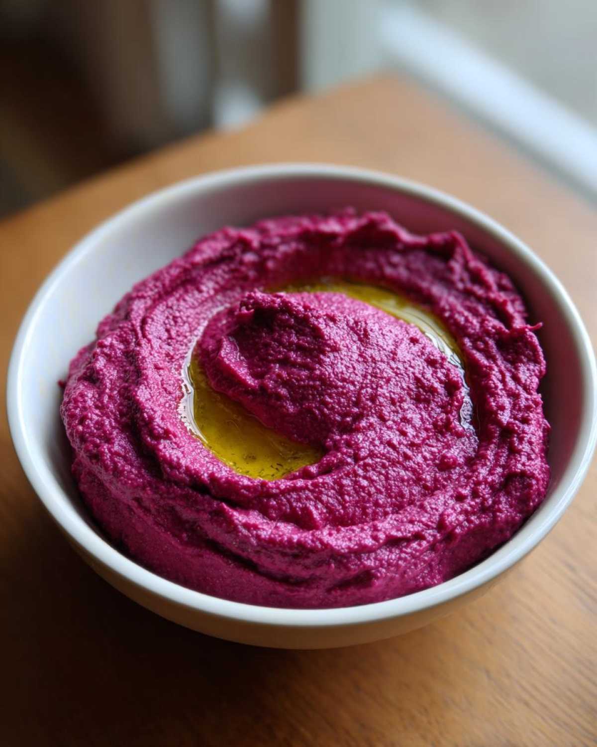 Roasted Beet Hummus with Tahini - detail 4