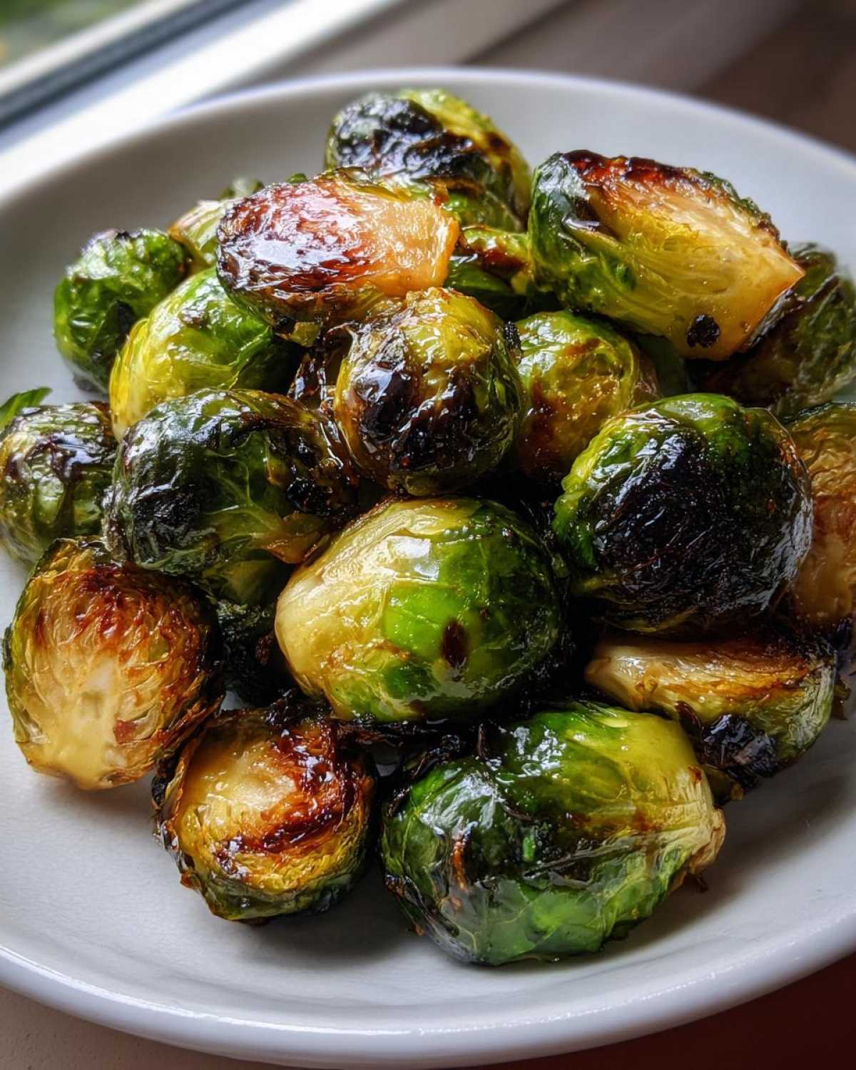 Roasted Brussels Sprouts with Balsamic Glaze - detail 1
