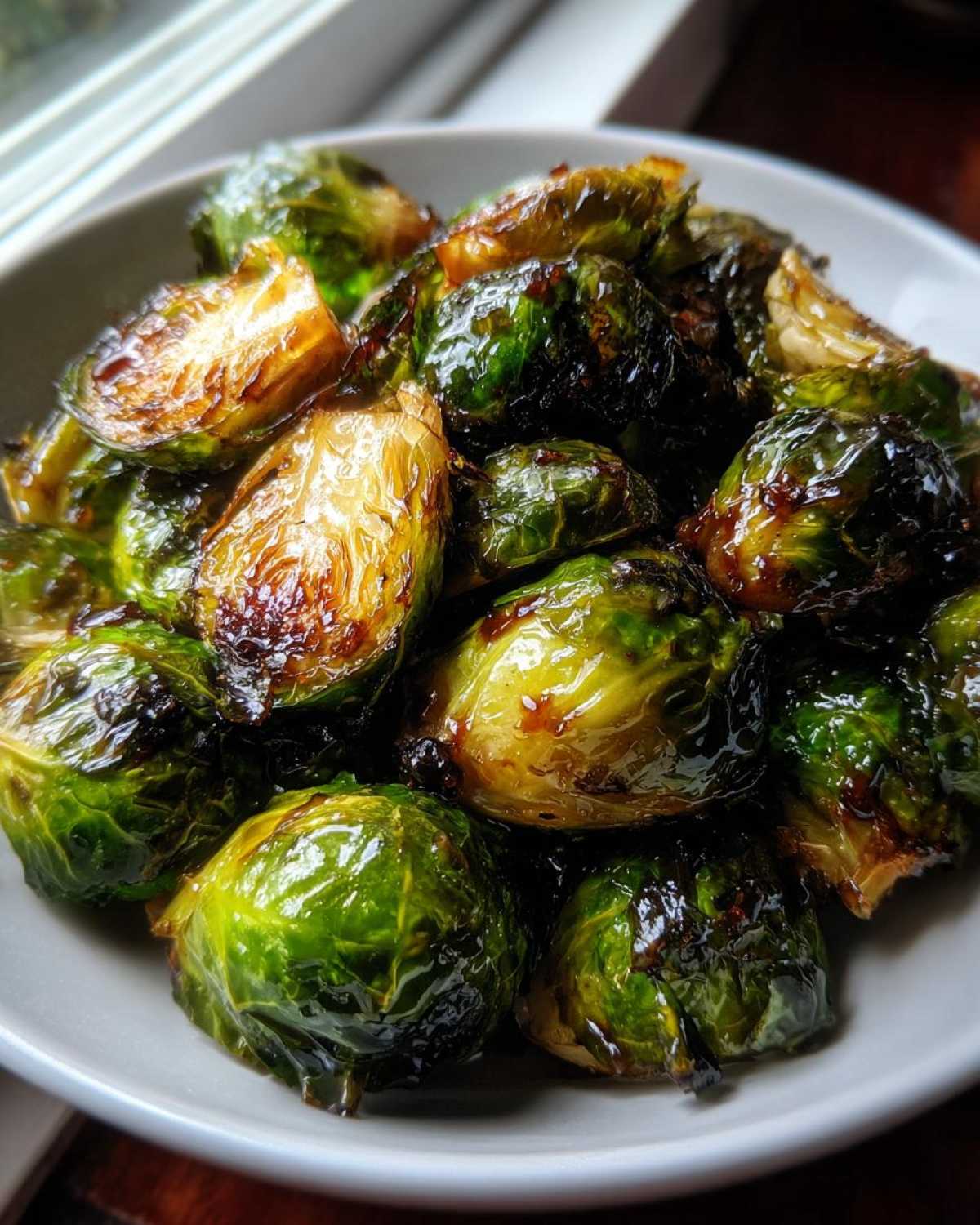 Roasted Brussels Sprouts with Balsamic Glaze - detail 2
