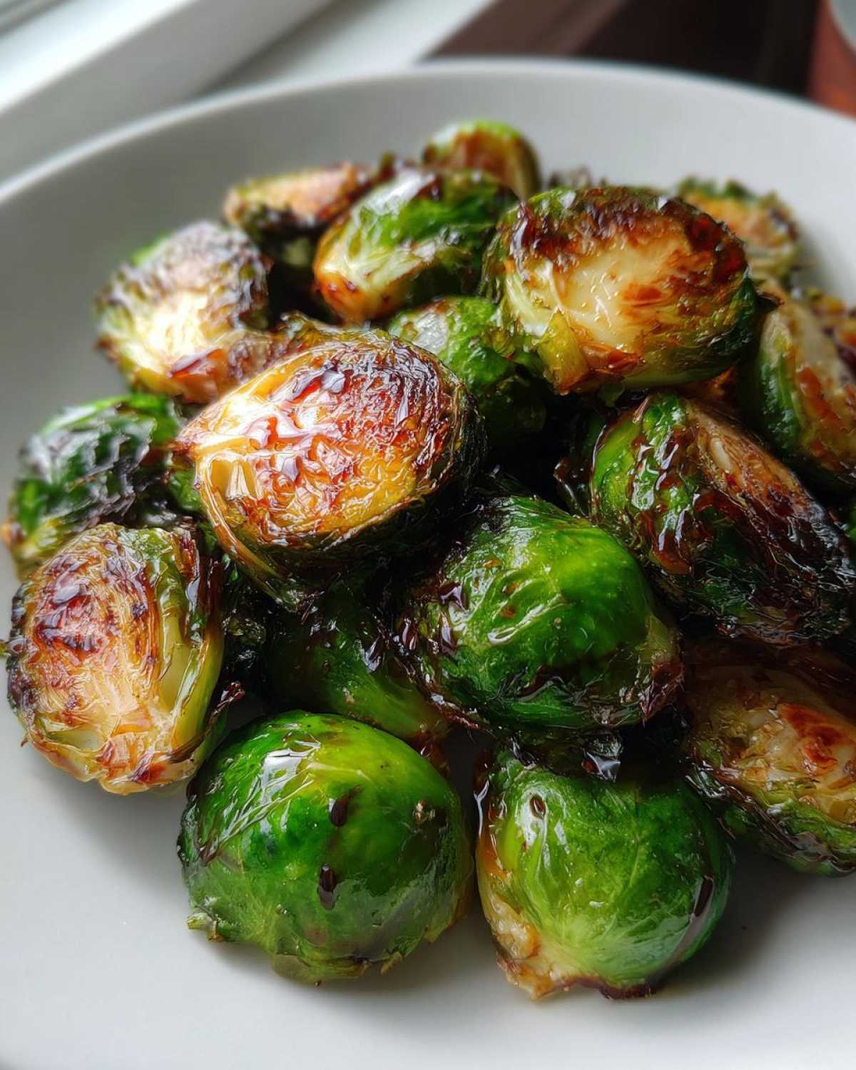 Roasted Brussels Sprouts with Balsamic Glaze - detail 4